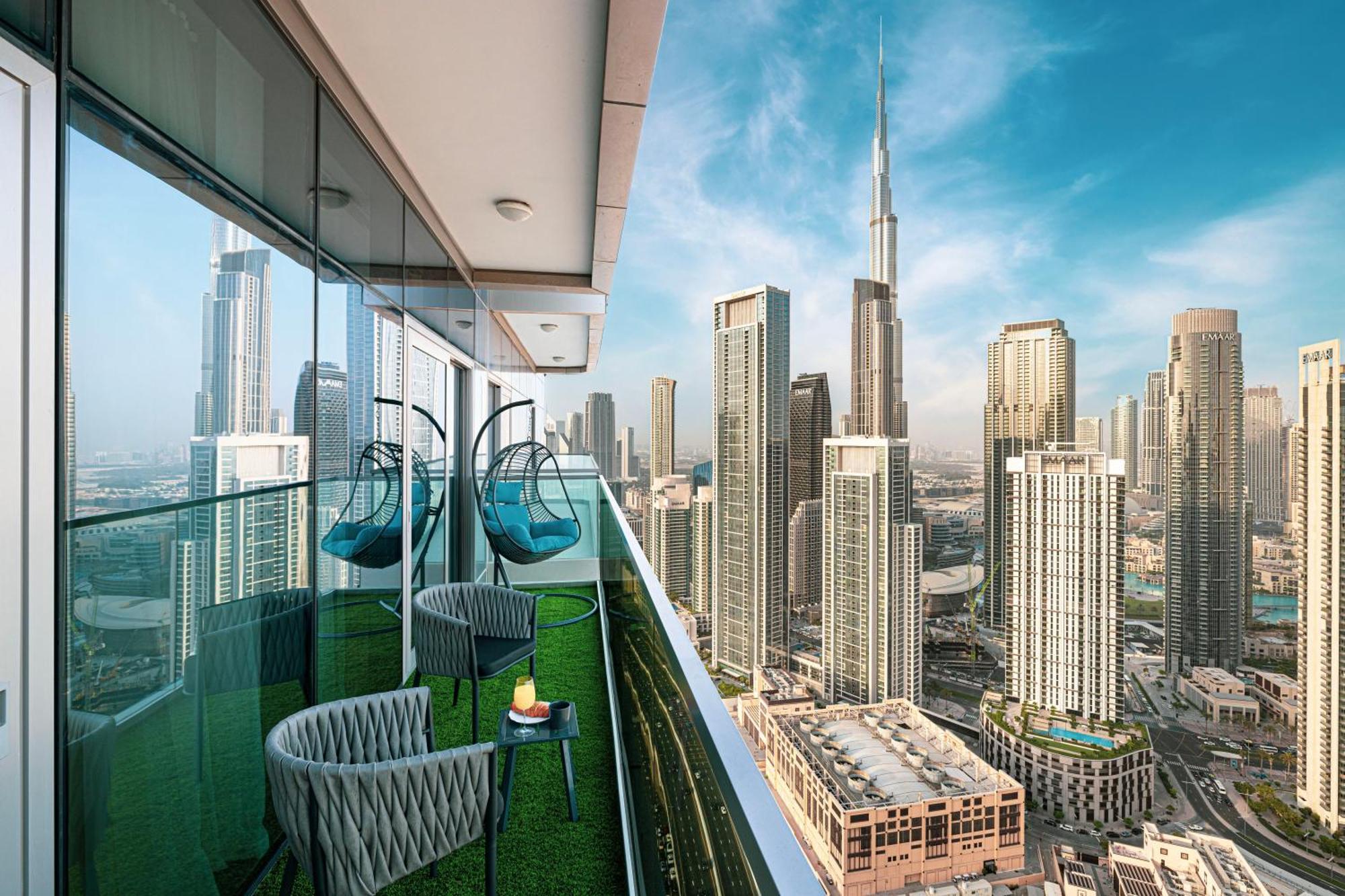 Апартаменти 64Th Floor Highest Downtown Infinity Pool Burj Khalifa View Дубай Екстер'єр фото