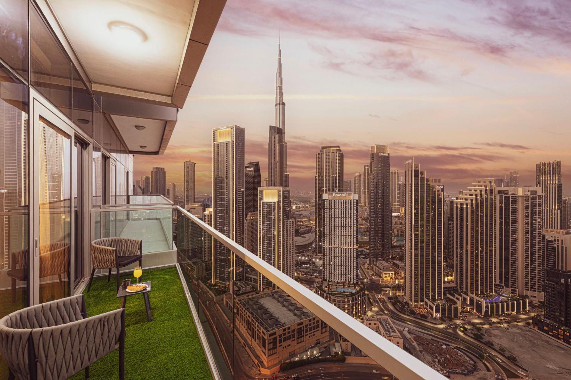 Апартаменти 64Th Floor Highest Downtown Infinity Pool Burj Khalifa View Дубай Екстер'єр фото