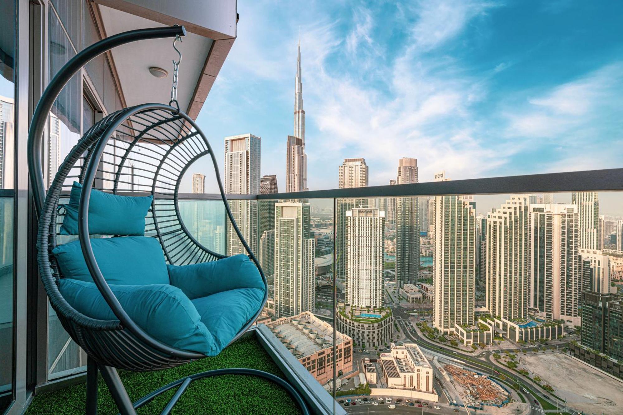Апартаменти 64Th Floor Highest Downtown Infinity Pool Burj Khalifa View Дубай Екстер'єр фото
